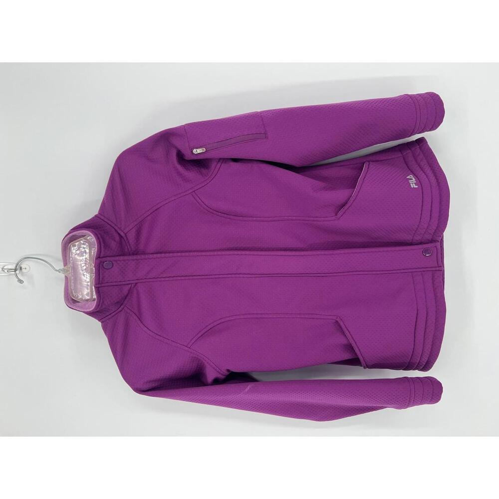 FILA Women's‎ XS Purple Athletic Jacket Breathable Mesh Zip-Up Lightweight